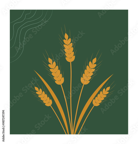 Shavuot and Shavuot Sameach Illustration Set-07