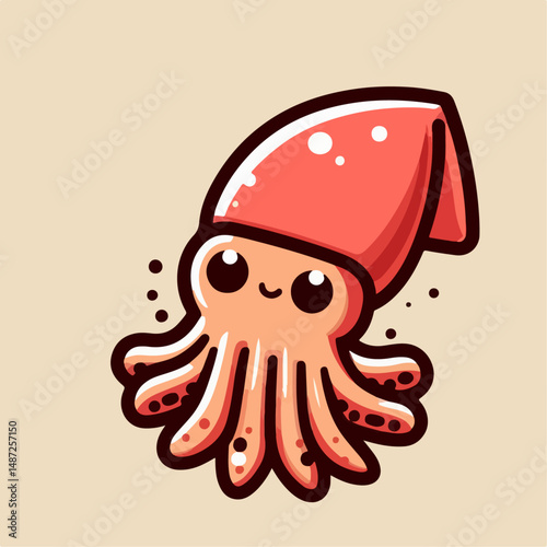 squid vector illustration