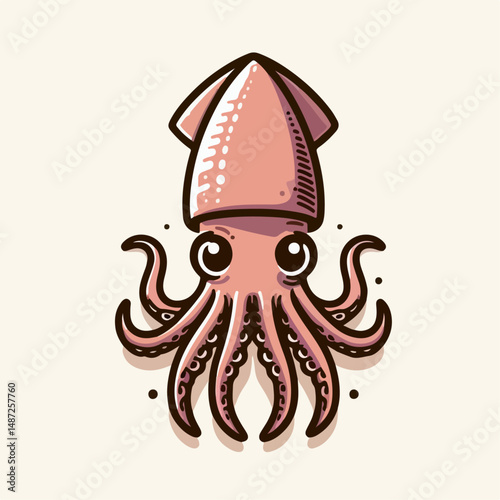 squid vector illustration