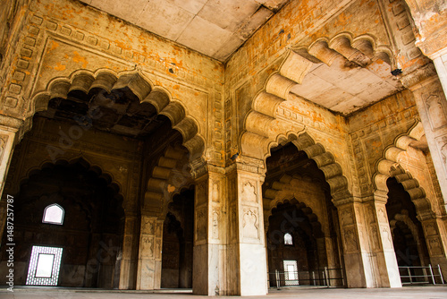 Red Fort Delhi, India, UNESCO World Heritage Site.