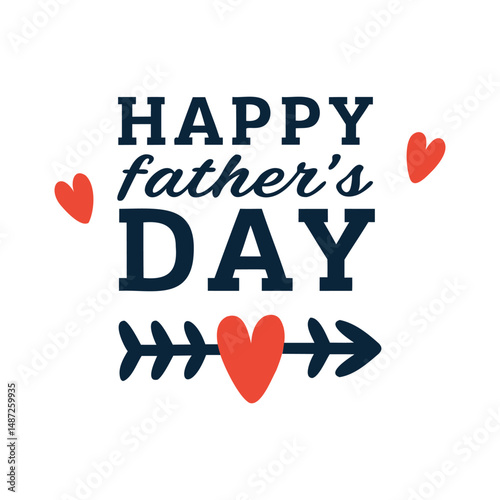 Happy Father's Day with Heart