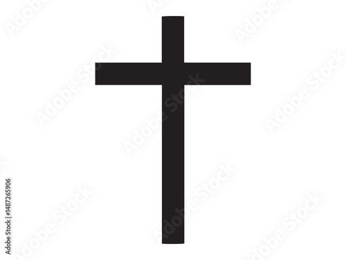 Jesus Cross Crucifixion Outline Background