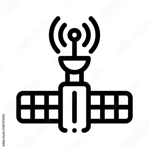 satellite line icon
