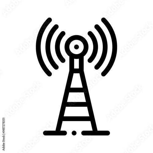 radio line icon