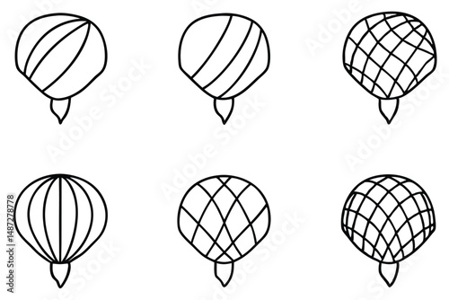 Hair Nets Women Line Art