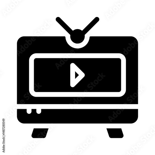 video glyph icon