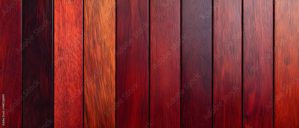Fototapeta premium Vibrant Gradient Wooden Planks Background