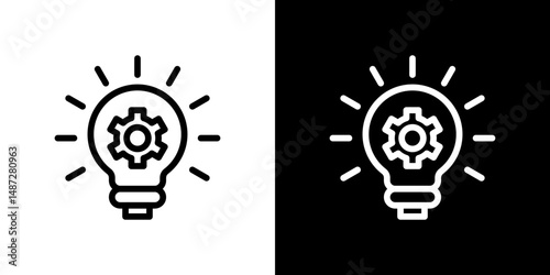 Innovation icon symbol pictogram UX UI designs
