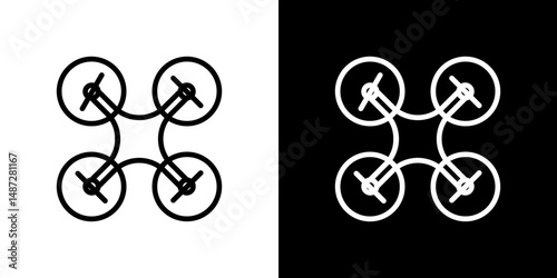 Drone icon symbol pictogram UX UI designs