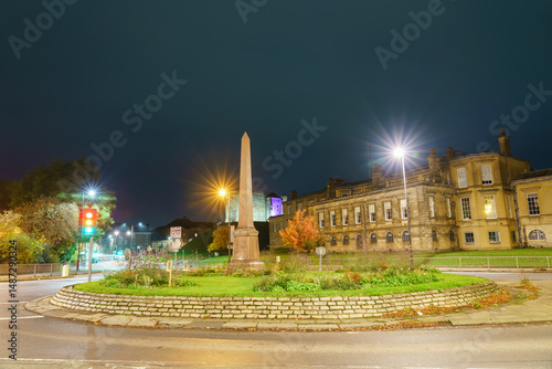 War memorial on Tower Street in York city in England. UK