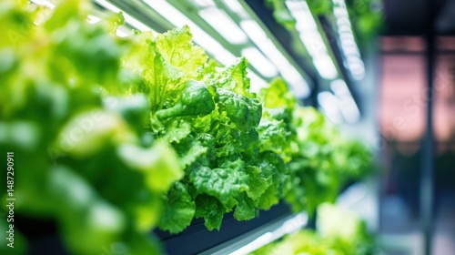 Hydroponic Greens: Indoor Farming Technology and Sustainable Agriculture