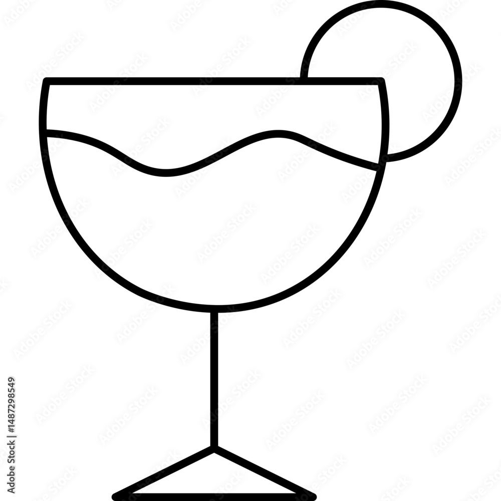 Outline Birthday Element Outline Birthday Element