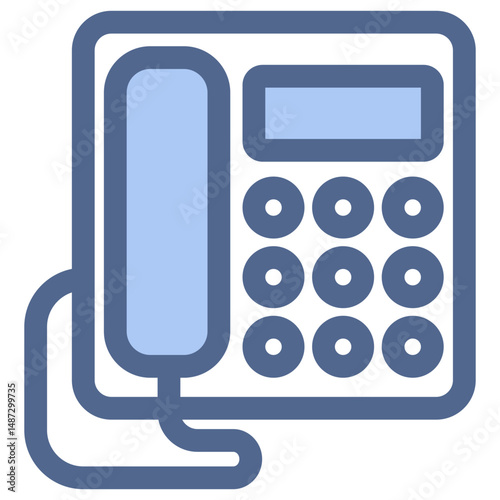 Telephone Blue Icon