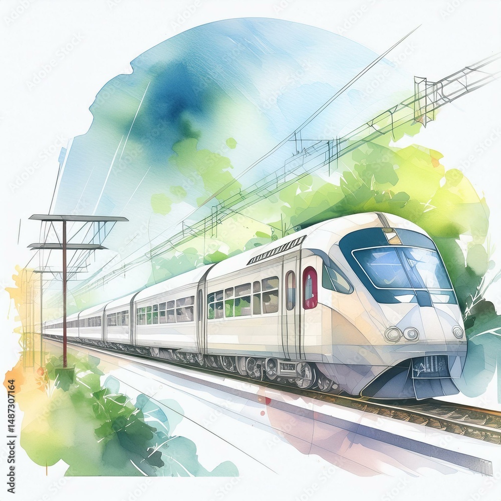 Fototapeta premium train station