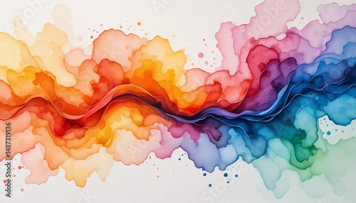 Watercolor Abstract Harmony