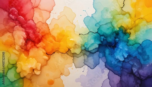 Watercolor Abstract Harmony