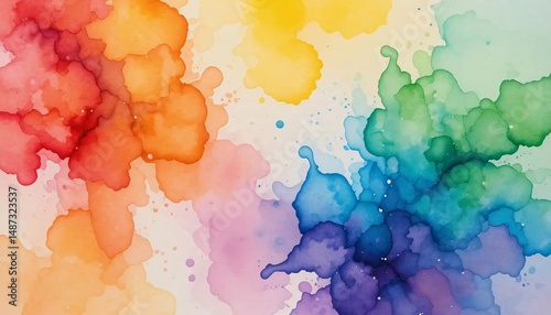 Watercolor Abstract Harmony
