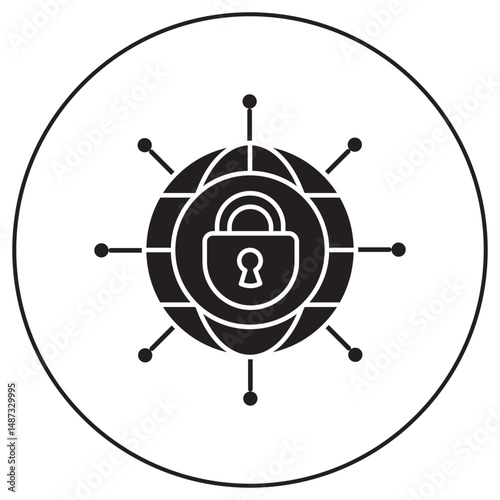Secure Connection icon, Fortifying the Web Building a Secure Connection Every Time, Encrypted and Protected The Power of a Secure Connection, vector