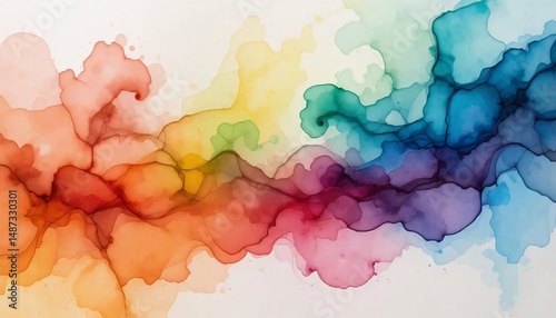 Watercolor Abstract Harmony