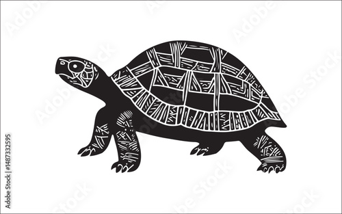 turtle isolated on white background. turtle, tribal, vector, ocean, marine, illustration, graphic, aquatic, artwork, silhouette
