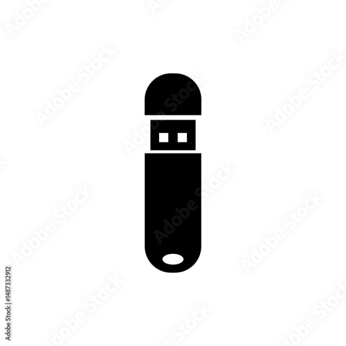 USB Memory icon isolated on white background