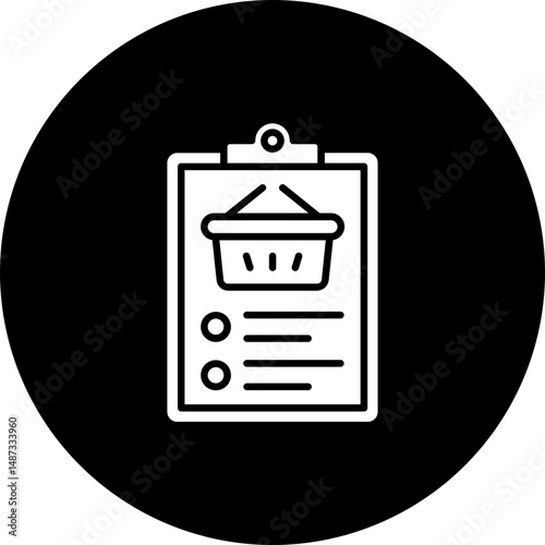 Shopping List Icon