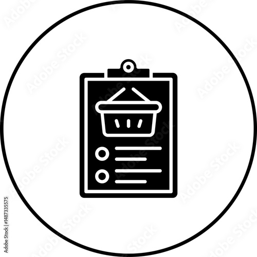Shopping List Icon