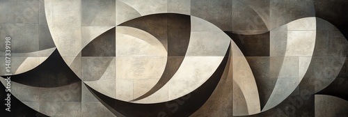 Discover stunning geometric abstract wall textures with overlapping shapes! Perfect for modern decor, creative backgrounds, and artistic projects. Bold, trendy, and versatile designs