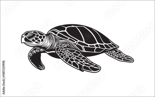 sea turtle vector illustration. turtle vector illustration. turtle, tribal, vector, ocean, marine, illustration, graphic, aquatic, artwork, silhouette, amphibian, cute, turtle, animal, quirky, funny, 