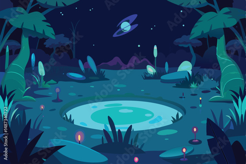 underwater scene with fishes