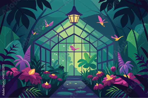 fairy tale castle in forest