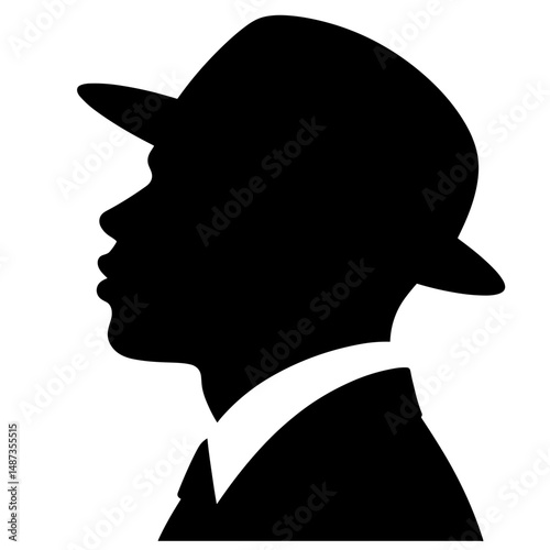 African American man in hat symbolizing dignity and heritage