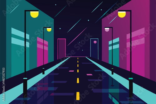 night in the city