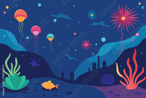 seamless pattern with stars