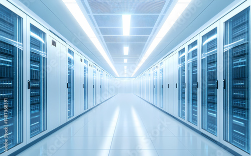 Modern Data Center Interior Design