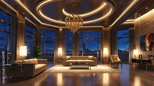 Fototapeta Naklejka Na Ścianę i Meble -  Anime aesthetic shoe rack and umbrella corner, genkan area, 3D style