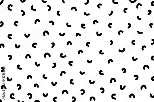 Donut candy confetti pattern background