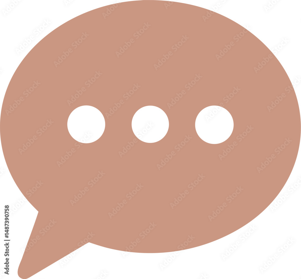 Simple Chat Bubble Illustration Graphic Design Concept Simple Chat Bubble Illustration Graphic Design Concept