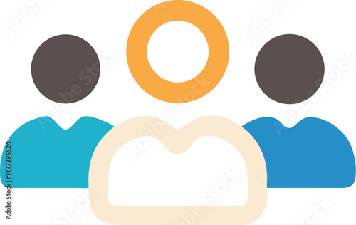 People networking for business group or collaboration