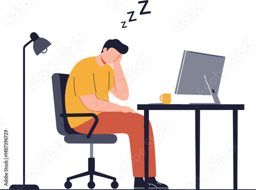 Overworked and Exhausted  The Impact of Long Hours at the Computer on Employee Wellbeing and Productivity