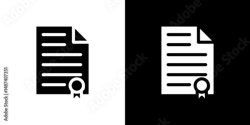Declarations icon in solid flat trendy design style.