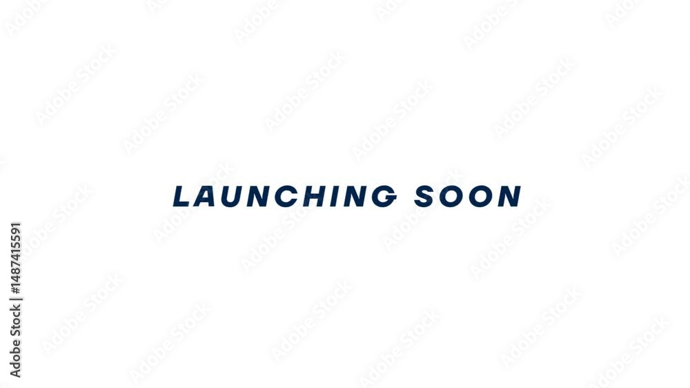 Launching Soon Text Animation Bold and Exciting Typography Motion Graphic Launching Soon Text Animation Bold and Exciting Typography Motion Graphic