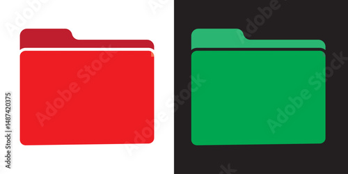 File folder icon . Vector illustration. EPS 10/AI