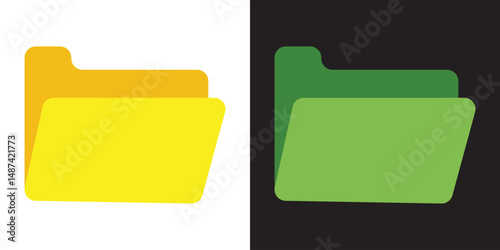 File folder icon . Vector illustration. EPS 10/AI