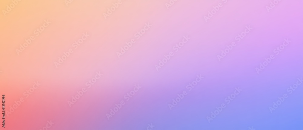 Fototapeta premium Gradient colorful background texture for graphic design, digital art, website, and social media use, featuring vibrant hues of purple, pink, and orange.