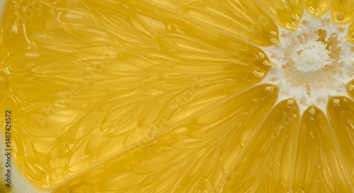 close up of yellow lemon