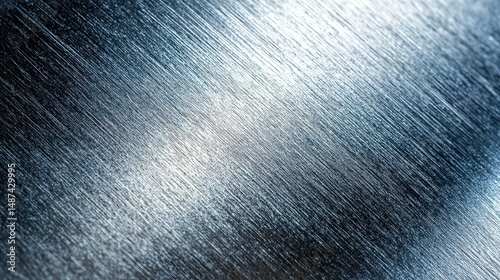 Brushed Silver Texture with Soft Light Reflection