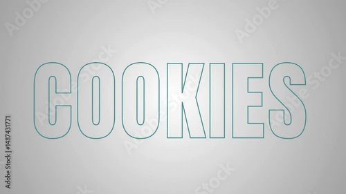 Cookies Text Animation Sweet and Fun Typography Motion Graphic