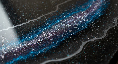 Epoxy Resin Art with Glitter