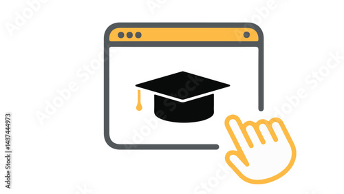 education and e learning icons